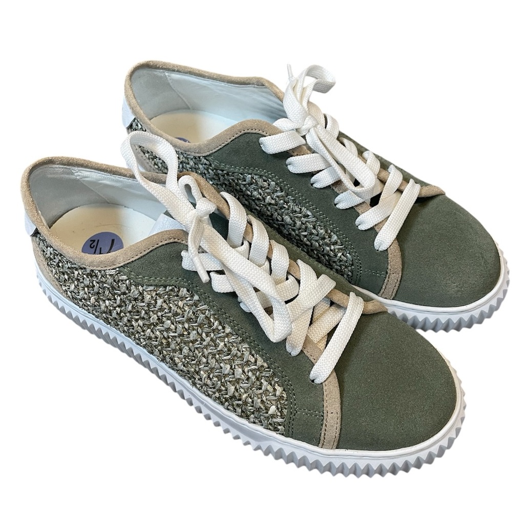 Voile Blanche MAIORCA FLAT SUEDE AND FABRIC SNEAKERS EU38